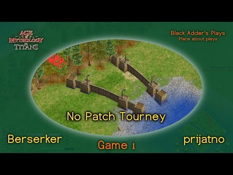 No Patch Tourney, R1 - Berserker vs. prijatno, G1 - Thor vs. Ra on Highland - Age of Mythology: TT