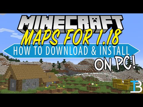 How To Download & Install Minecraft Maps in Minecraft 1.18.1 (PC)