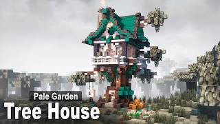 Minecraft: How to build a Pale Oak Tree House | Easy Tutorial