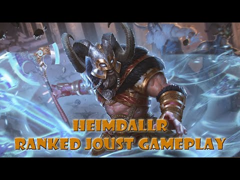 A Well Fought Match! [SMITE Ranked Heimdallr Joust Gameplay w/ Friends On The PlayStation 4]