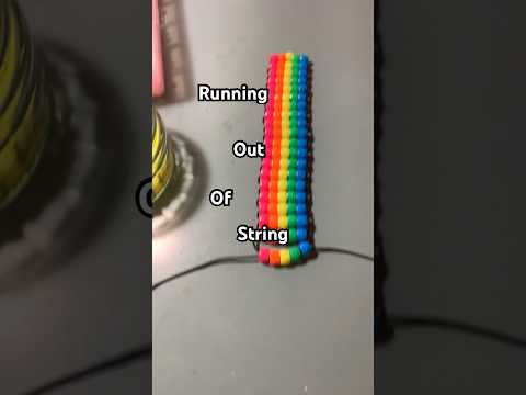 First Kandi cuff #kandi #bracelet #bracelets #scene #alt #fashion #neon -didn't have red or purple💛