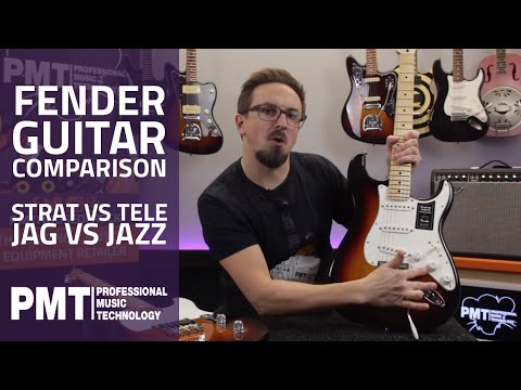 Fender Stratocaster vs Telecaster vs Jazzmaster vs Jaguar - What's the difference?