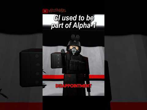 "CI was a part of the Alpha-1" #roblox #shorts #scp  #scproleplay