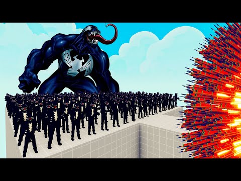 100x VENOM + 1x GIANT vs 1x EVERY GOD   Totally Accurate Battle Simulator TABS