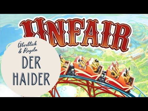 Unfair [Ein Freizeitparkspiel] - Überblick und Regelerklärung (How to play)
