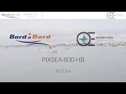 PIXSEA 800 HB : Monocoque de travaux maritimes