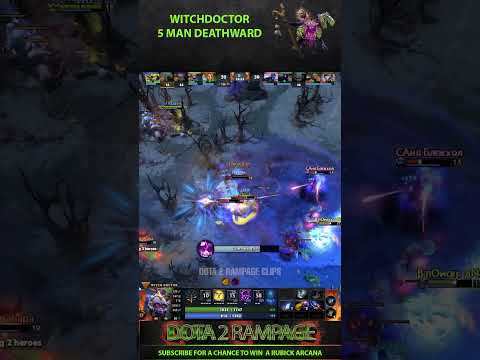 Witchdoctor 5 Man Deathward | Dota 2 Rampage