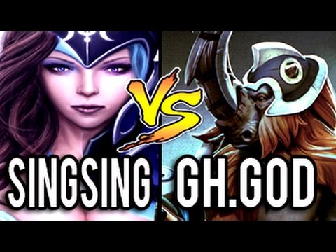 Singsing vs GH.GoD CRAZY SHIT GAME! Mirana Vs Magnus - 9K MMR Dota 2