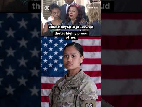 "My daughter was a good soldier," the mother of fallen U.S. Army Sgt. Angel Rampersad says #shorts