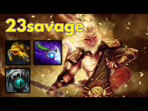 23savage Monkey King Pro Gameplay | Dota 2 patch 7.30