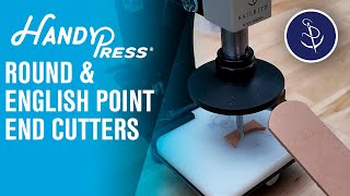 Leather Crafter's Strap End Cutters - Round & English Point