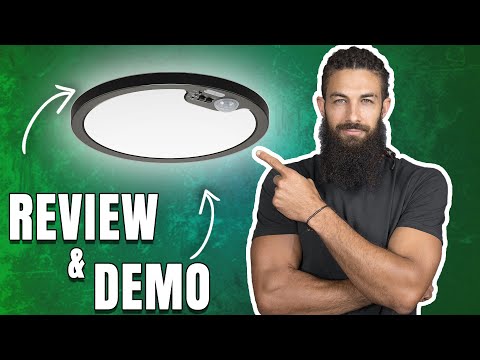 Review of the Rechargeable Motion Sensor Ceiling Light by the BLNAN Store