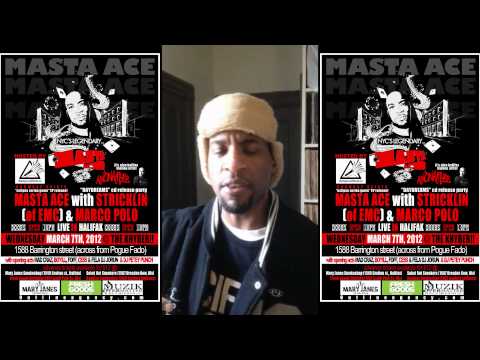 MASTA ACE - HALIFAX, NS MARCH 7th @ THE KHYBER