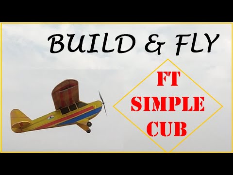 FT SIMPLE CUB | Build Video | India | Homemade Remote Control Airplane