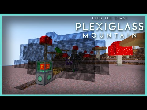 FTB Plexiglass Mountain Modpack | Shield Generator Wither Skele Farm! | E07 | 1.18.2 Modpack