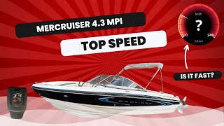 Mercruiser 4.3 MPI Top Speed Mercury High Five Prop Bayliner #Mercruiser #Speedboat #Topspeed