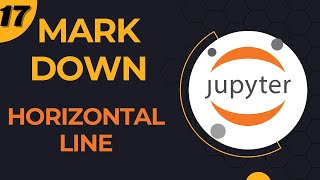 17- Adding Horizontal line in Jupyter Notebook