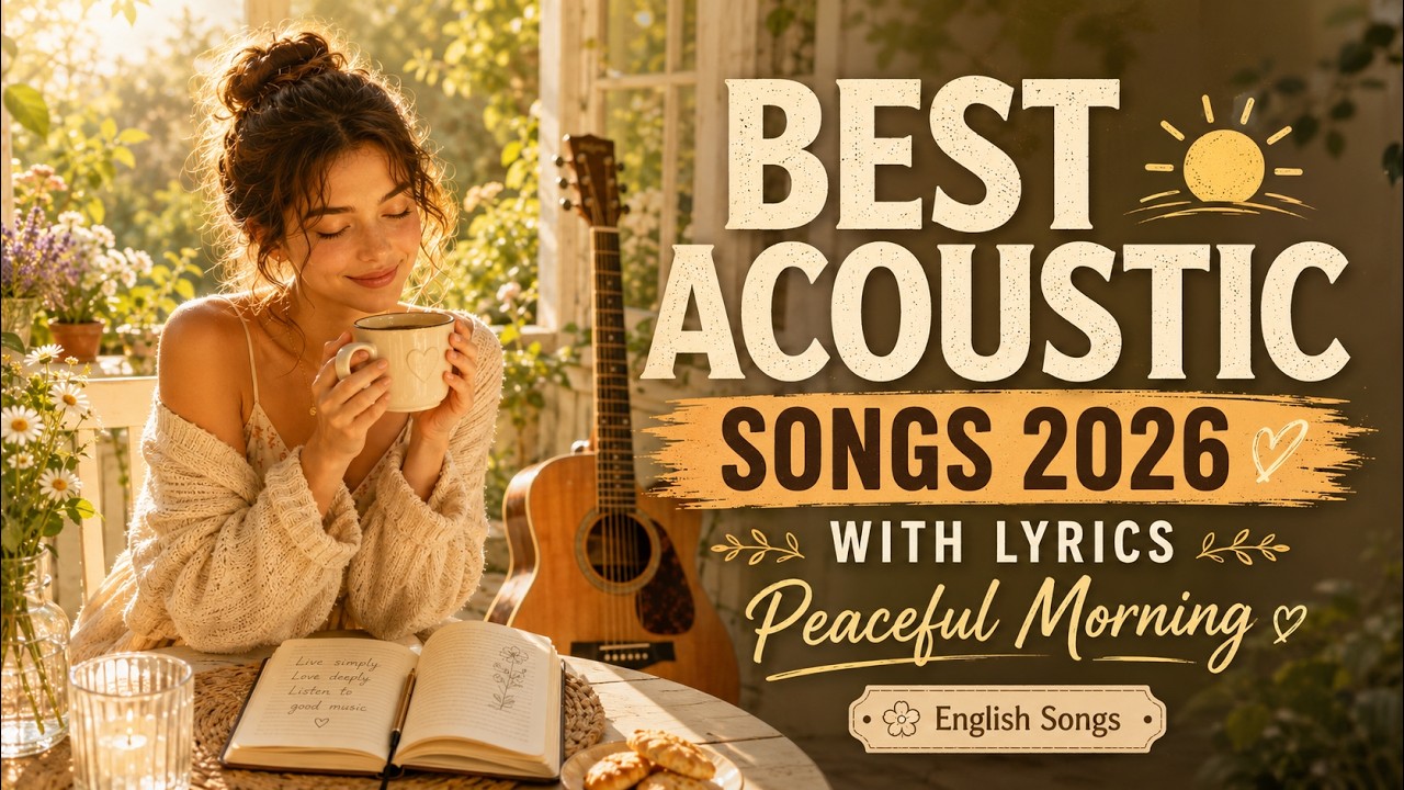 Best Acoustic Songs with Lyrics 2026 🌞 Peaceful Morning English Songs