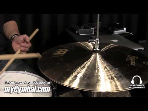 Meinl 16" Byzance Jazz Thin Hi Hat Cymbals - Played by Florian Alexandru-Zorn (LTD-B16JTH-1103013E)