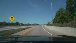 Roselle to IL 390 Highway Hanover Park (No Talk, No Music) 4K POV ASMR