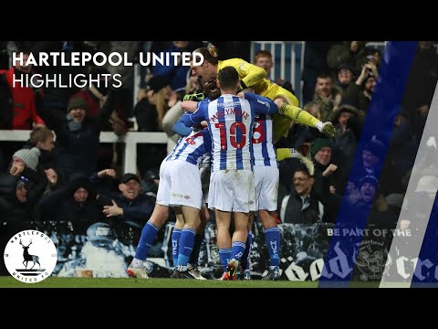 Full Match Highlights | Hartlepool 2-1 Rochdale AFC | 8th December 2021