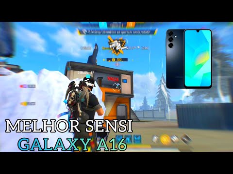 MELHOR SENSI + DPI GALAXY A16 NOVA ATUALIZAÇÃO FREE FIRE 2025