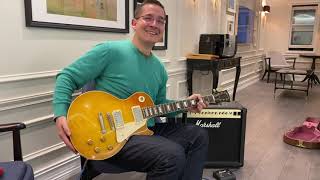 Video thumbnail for Having fun with Gibson Custom Mark Knopfler 1958 Les Paul by Pavel Fomenkov