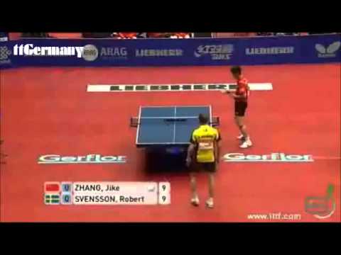 WTTTC 2012  Zhang Jike Robert Svensson