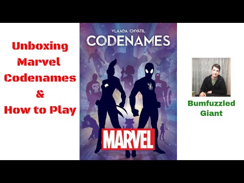 Unboxing Marvel Codenames & How to Play Review