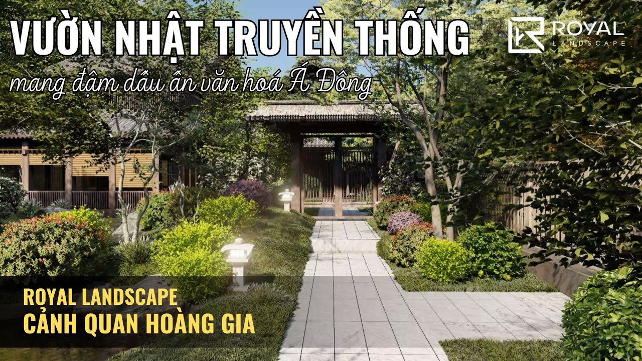 Vườn Nhật truyền thống - Mang đậm dấu ấn văn hóa Á Đông