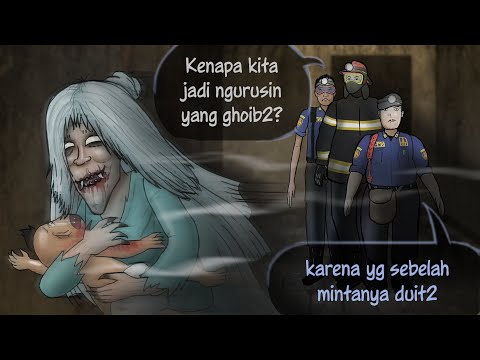 DAMKAR 1 - Anak Hilang Diculik Setan!! #HORROMISTERI | Kartun Hantu, Film Horor