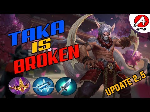 Vainglory Gameplay - Taka is insanely broken Taka CP Jungle Gameplay Update[2.5]