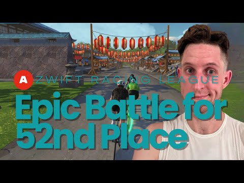 RACE Epic Battle for 52nd Place – Zwift Racing League Suki's Playground