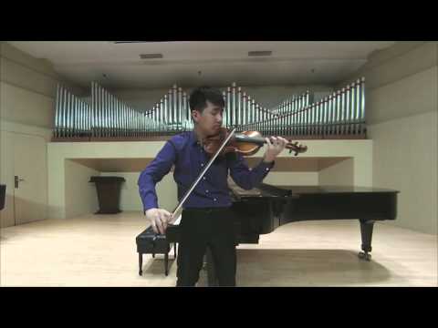 Eugène Ysaÿe violin sonata No.6， Played by Bai Yunfei.