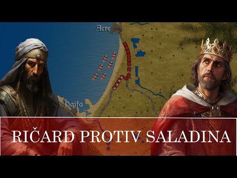 BITKA IZMEĐU DVOJICE NAJVEĆIH VOJSKOVOĐA SREDNJEG VEKA - Bitka Kod Arsufa - Treći Krstaški Rat