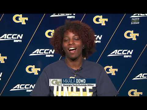 GT Volleyball: Mikaila Dowd on Packer and Durham, February 24, 2022