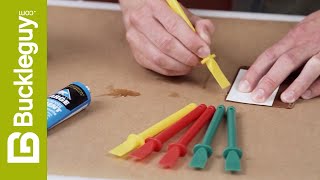 Applying Glue to Leather - Reusable Glue Spreader