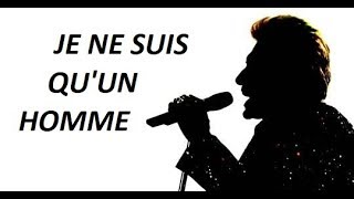 JOHNNY HALLYDAY je ne suis qu'un homme clip dan sadydan