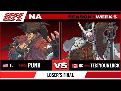PANDA Punk (Sol) vs MROZ Testyourluck (Nagoriyuki) Loser's Final ICFC GGST NA - Season 1 Week 5