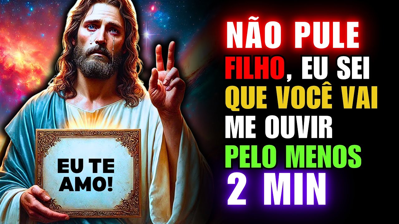 🔴 MEU CORAÇÃO DÓI TODAS AS VEZES QUE ME DESPREZA! | MENSAGEM DE DEUS PARA VOCÊ | MENSAGEM DE DEUS