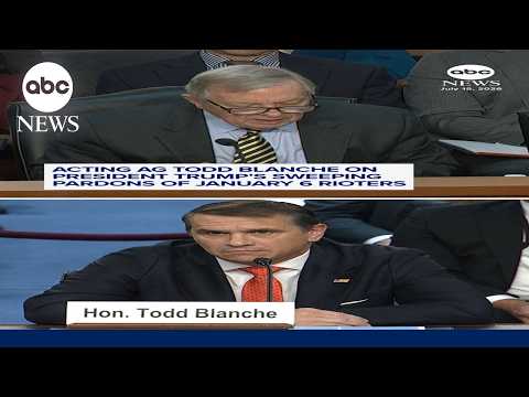 Acting AG Todd Blanche on President Trump's sweeping pardons of January 6 rioters