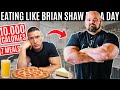 I ate Brian Shaw's 10,000 CALORIE DIET for a day | World's Strongest Man Diet