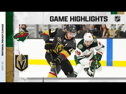 Wild @ Golden Knights 11/11/21 | NHL Highlights