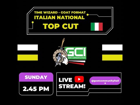 Goat Format Yu-Gi-Oh! Italian National Championship Top 16 Streaming!