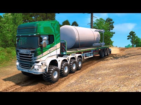 Сложная и Опасная Дорога бросает Вызов - Euro Truck Simulator 2