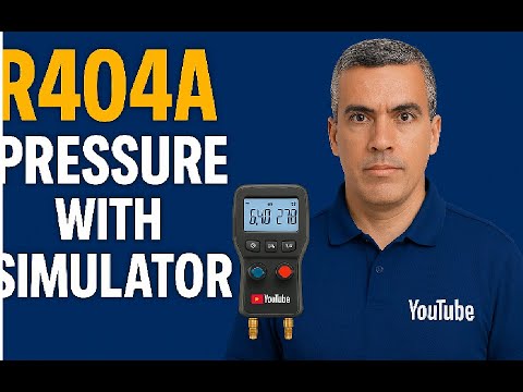 R404A Refrigerant Pressure Guide: Exact Freezing & Cooling Levels with Simulator!