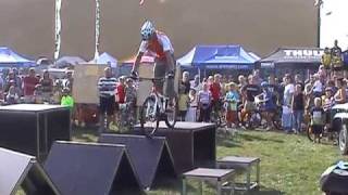 preview picture of video 'Martin Kleivard - Trials cyclist - Ludvika 2002'