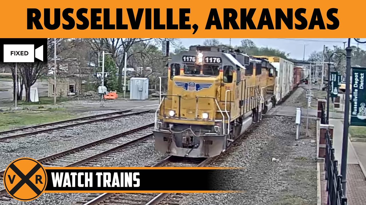 Live webcam view of Russellville Depot South Railcam