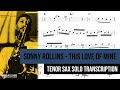 Sonny Rollins - "This Love of Mine" 🎷 | Tenor Sax Solo Transcription (Bb)