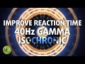 Improve Attention and Reaction Time with 40Hz Gamma Isochronic Tones